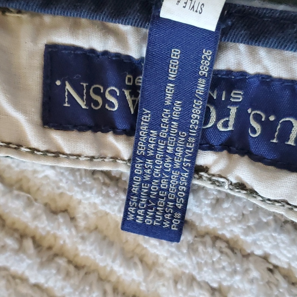 NWT U.S. Polo Assn. Green Cargo Shorts - Picture 7 of 11